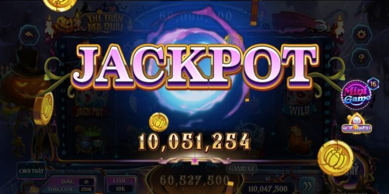 Quay hũ Slot Thị trấn ma quái trúng Jackpot